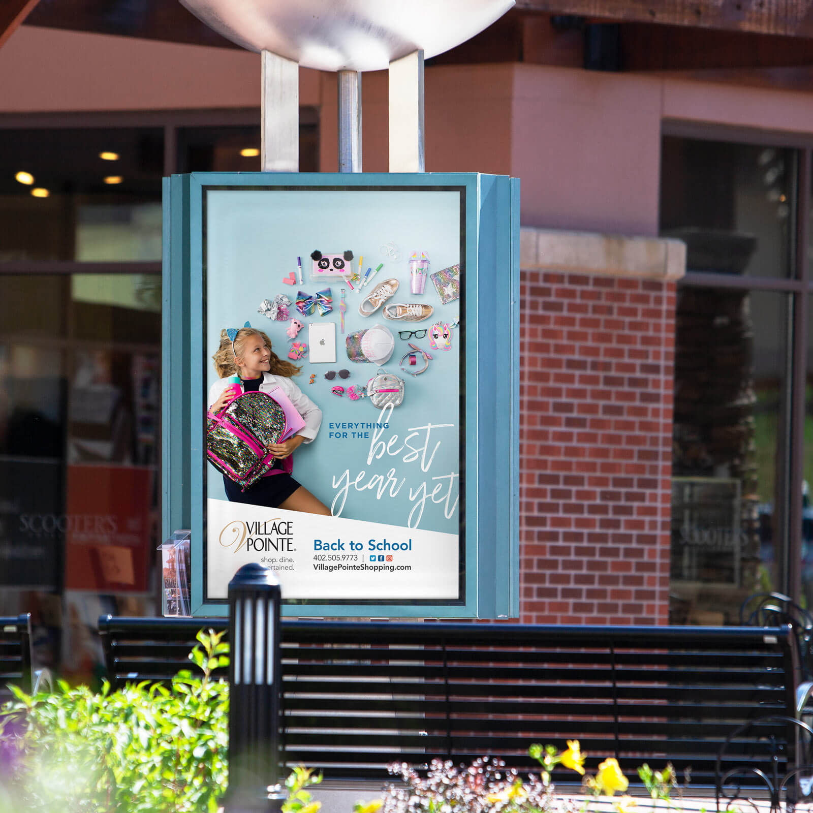Village Pointe signage design