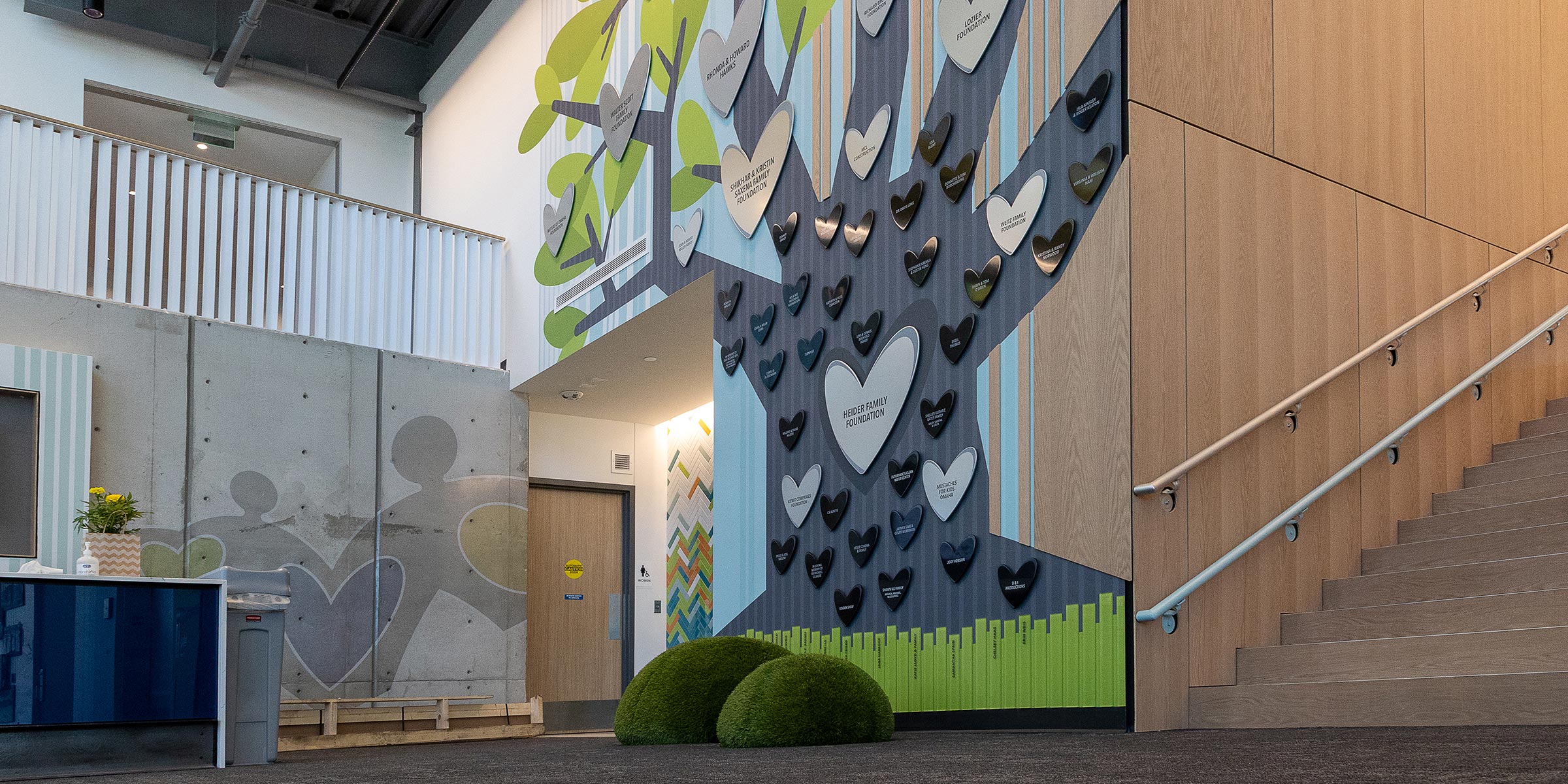 Child Saving Institute Donor Wall