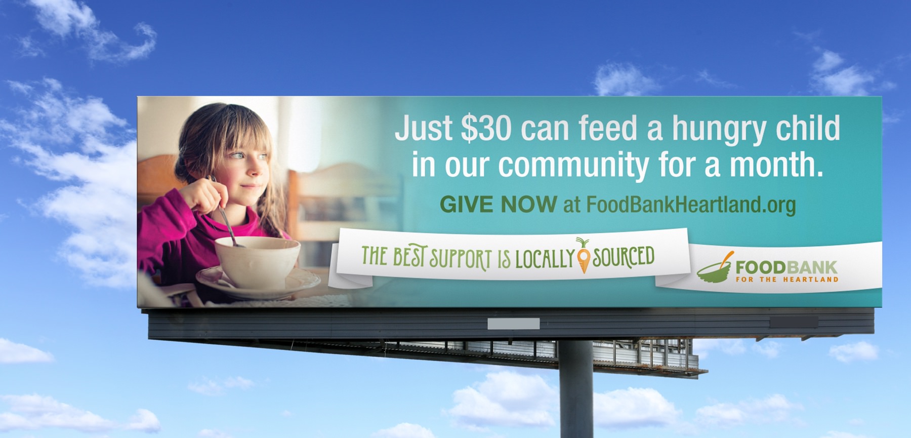 Food Bank for the Heartland - Billboard