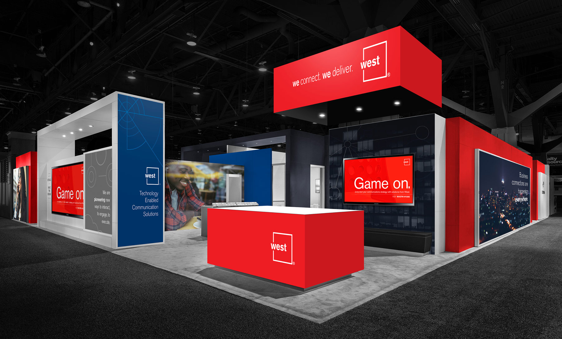 West Corporation - Trade Show Booth