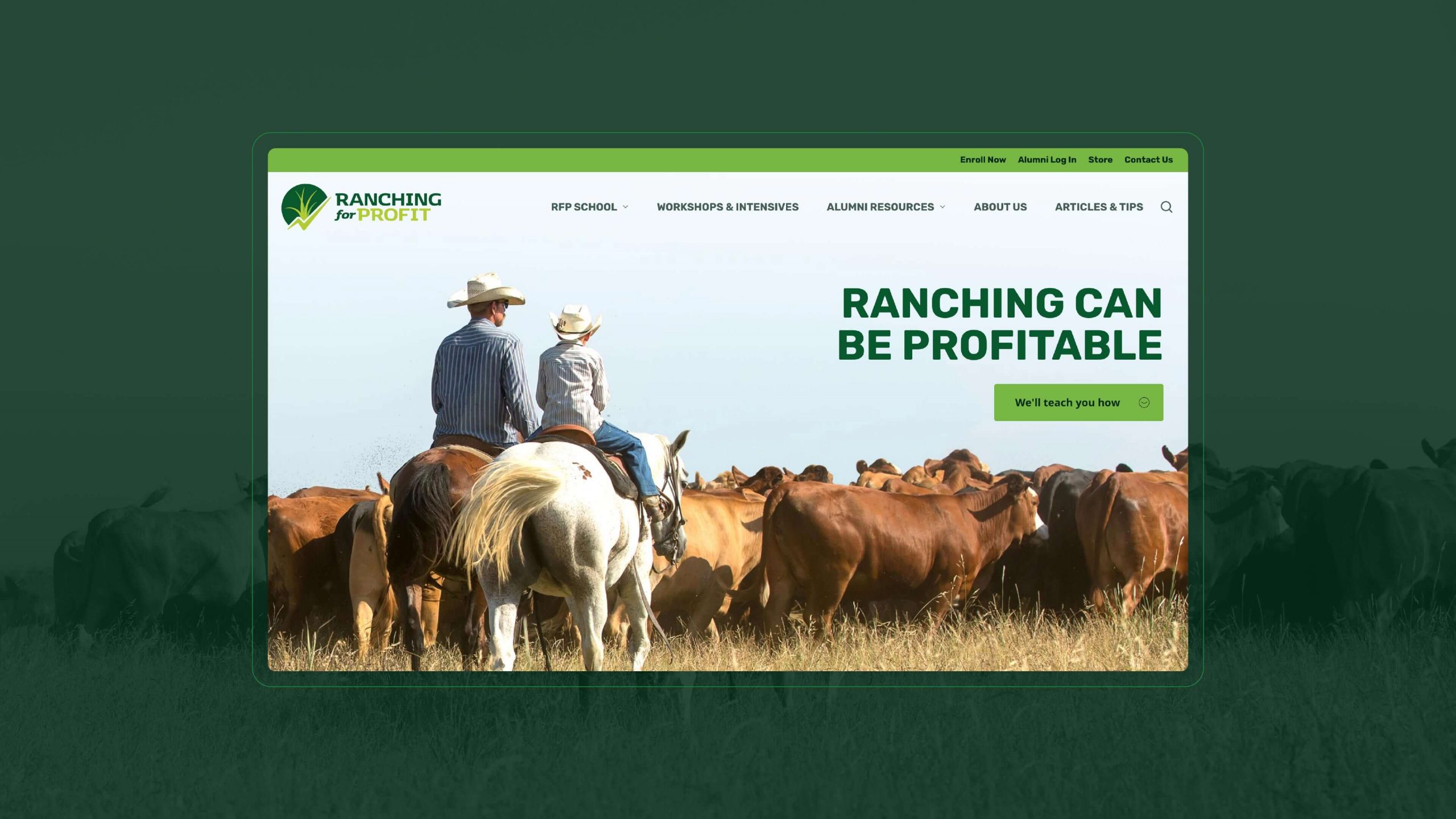 Ranching for Profit homepage hero image