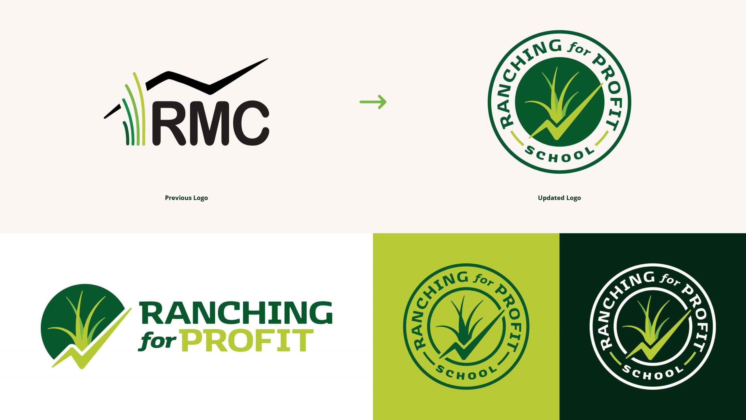 Ranching for Profit old logo and new logo