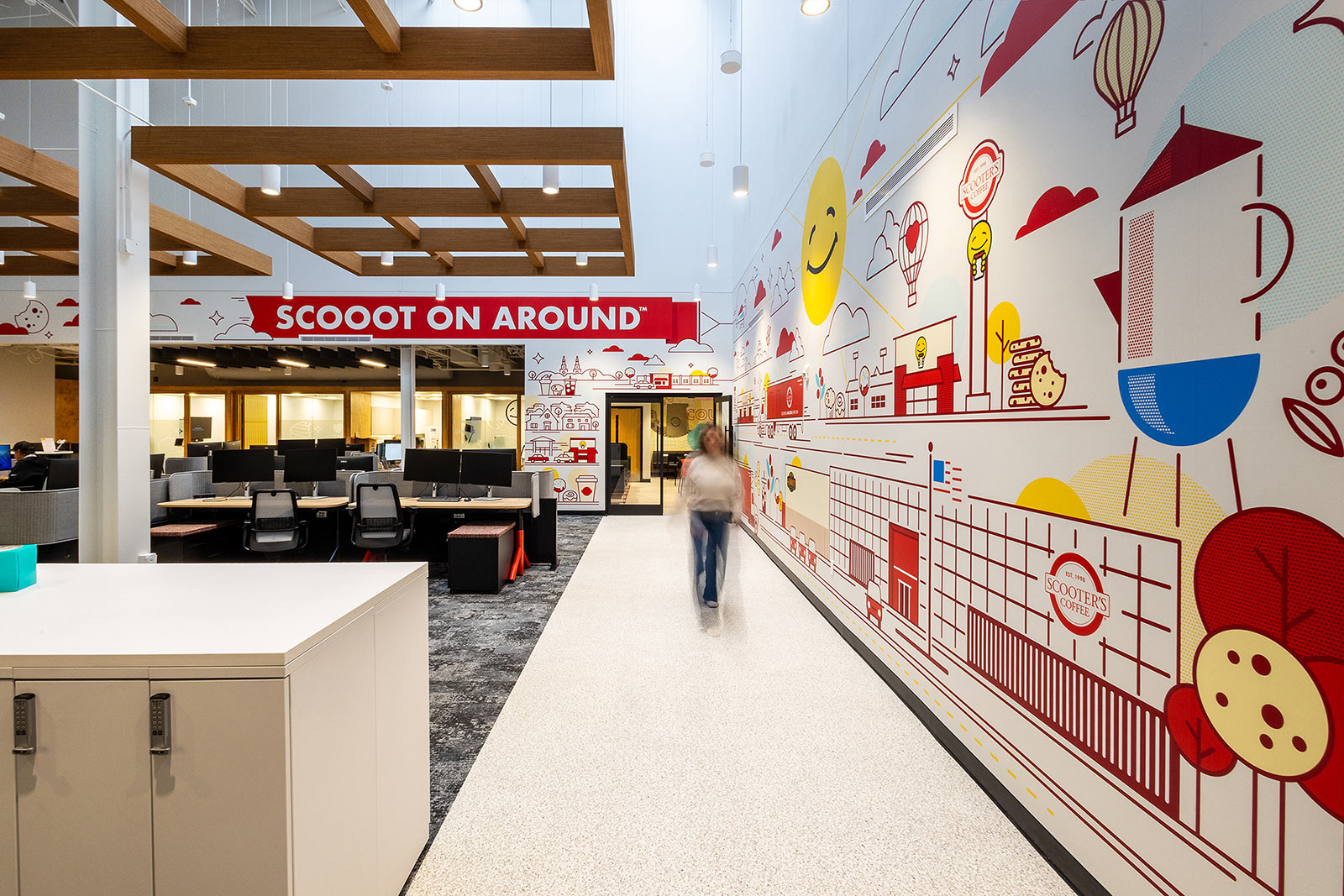Scooter's Coffee Commons Area