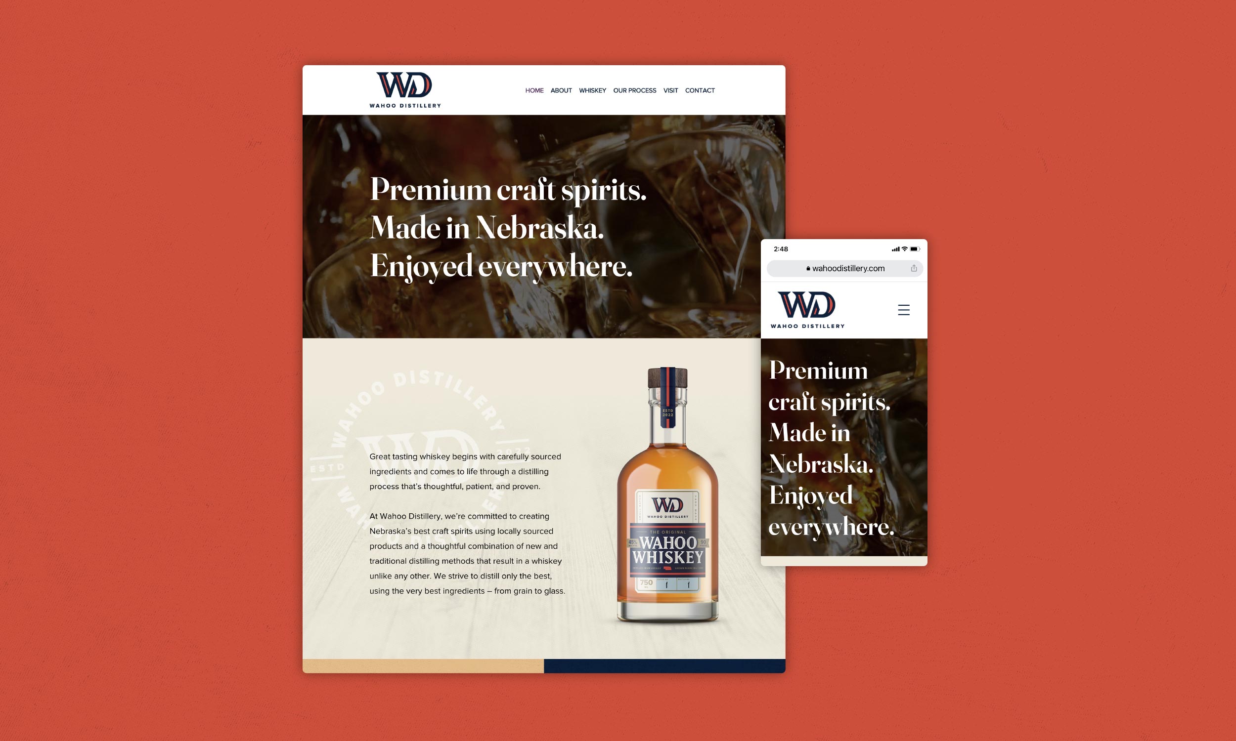 Wahoo Distillery website